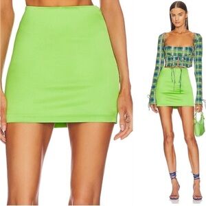 Cultnaked Poison Mini Skort in Lime Green from REVOLVE